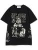 BEAMS BOY S/S TEE SUGAR CANE 1920s CARTOON T-SHIRT "AMONG OURSELVES" Women's BLACK S