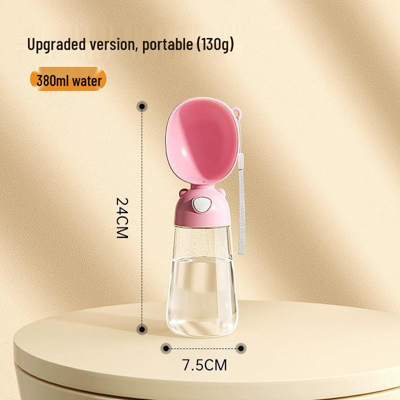 Portable Pet Water Bottle: Travel Cup for Dogs & Cats
