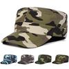 Fashion Camouflage Pattern Flat Cap Outdoor Sports and Leisure Breathable Baseball Caps Men's Adjustable Dad Hat Travel Hat