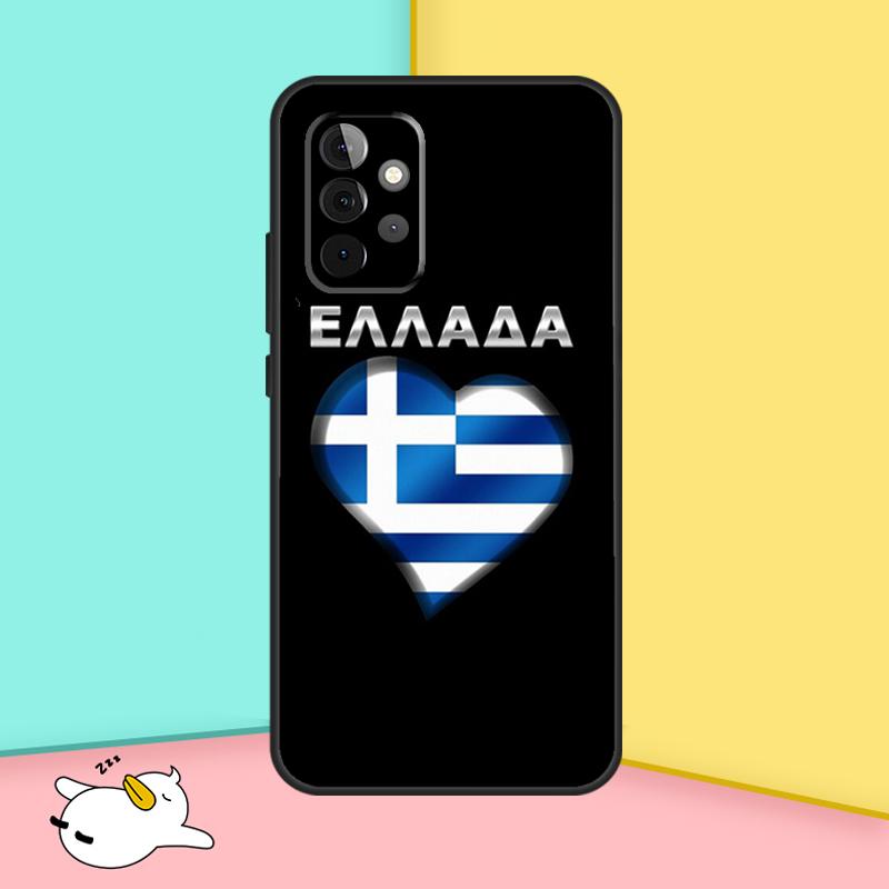 Griechenland Griechische Flagge Hülle Für Samsung Galaxy A15 A55 A35 A52 A32 A12 A16 A26 A36 A56 A53 A33 A13 A14 A34 A54 A17