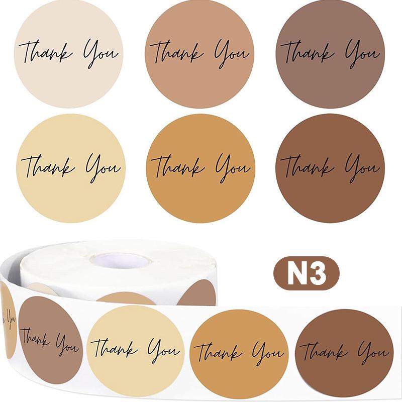

500 Pcs Thank You Stickers Cute Labels For Small Business Or Wedding Gift Decor Sticker Stationery Supplies 3