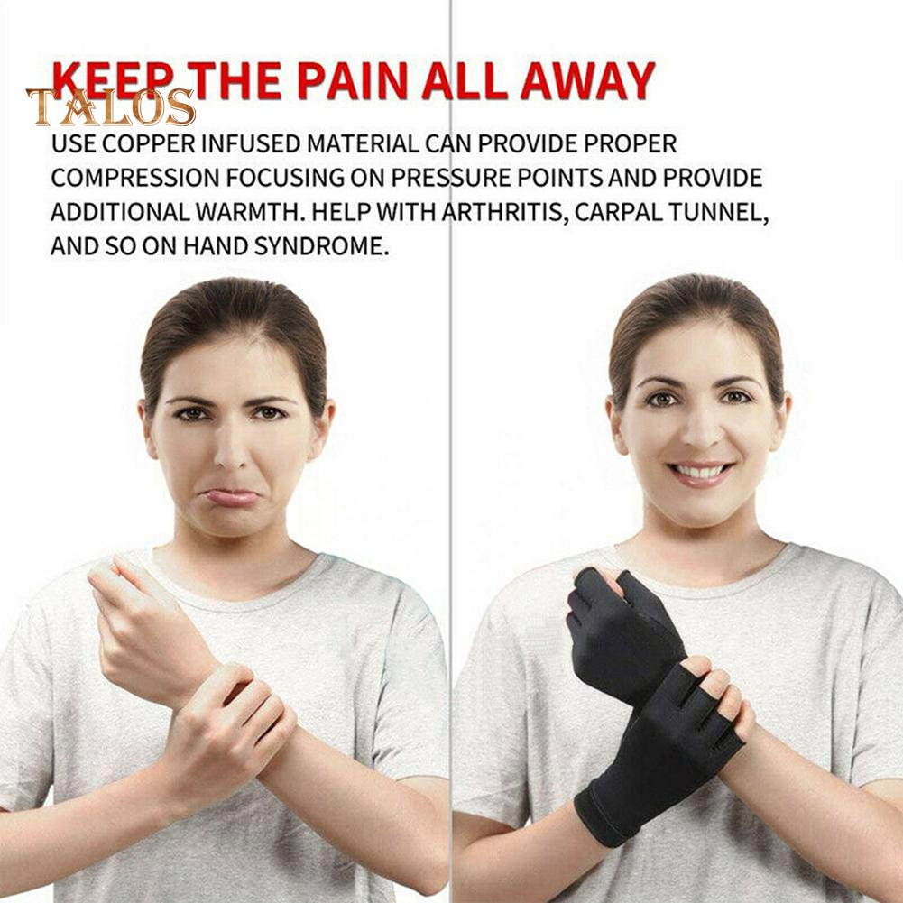 TBH Compression Finger Support Joint Pain Relief Arthritis Therapy Gloves