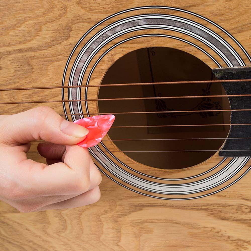 0.46mm 0.71mm 0.96mm Colorful Acoustic Fashion Ukulele Celluloid Guitar Picks Electric Plectrums