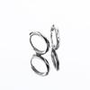 Personality Punk Hip Hop Trendy Korean Fashion Jewelry Circle Earring Zinc Zinc Alloy Men Hoop Earring