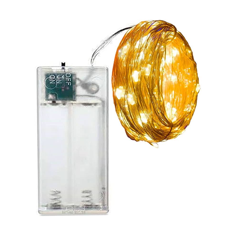 LED Fairy Lights String – Battery-Powered for Home, Bedroom, Garden, Christmas, Wedding & New Year Decor