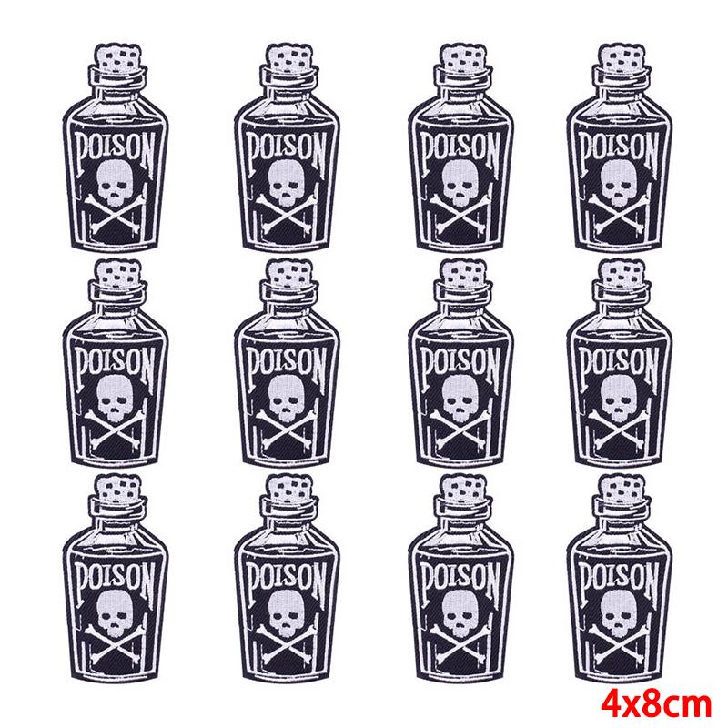 10 Pcs/lot Embroidery Patch Iron On Patches For Clothing Patches On Clothes Jackets Decor Applique Sew Supplies