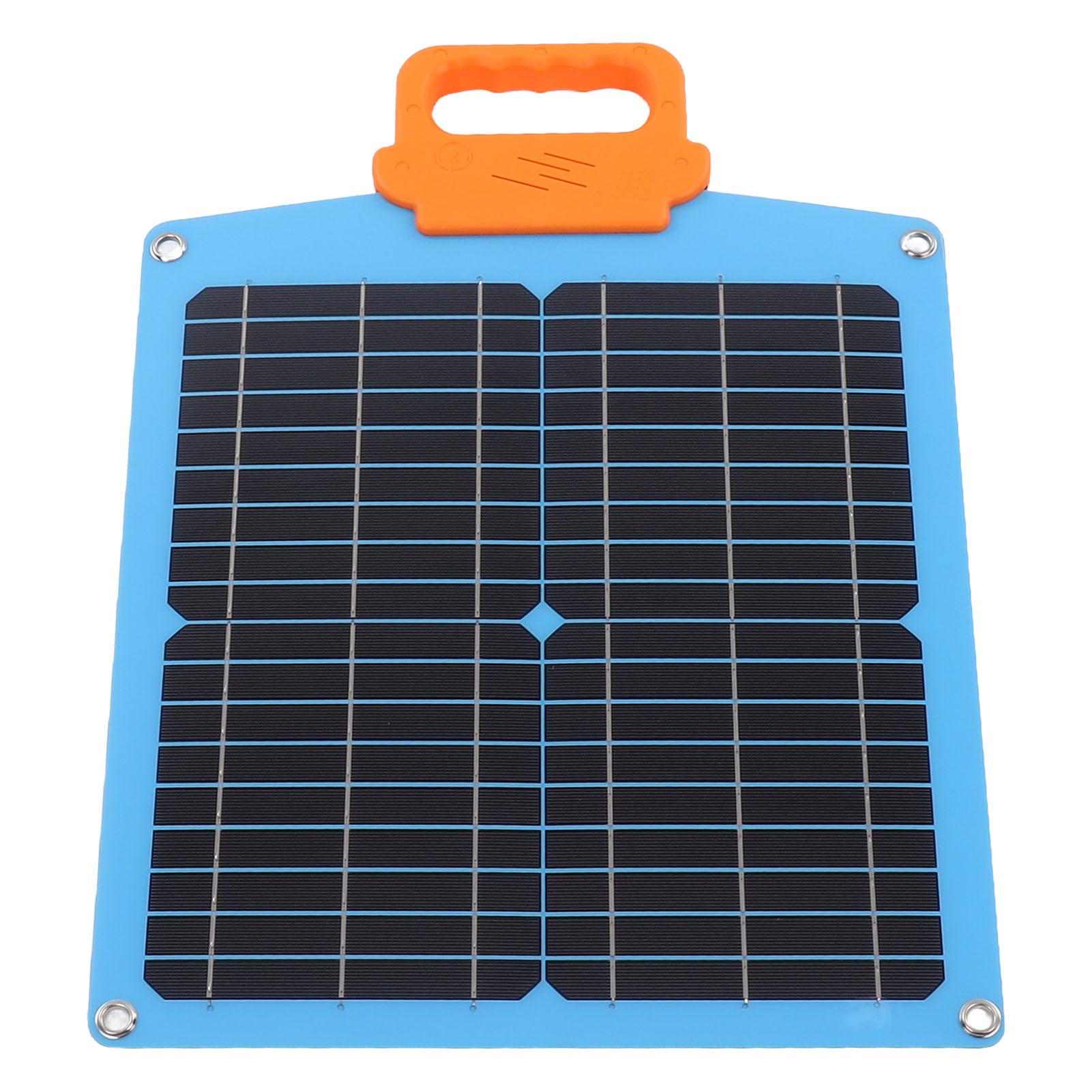 20W 18V Portable Solar Panel Monocrystalline Silicon Solar Panel   for RV Camping Outdoor Vehicle Power Supply
