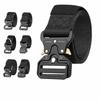 Special Forces Belt – Alloy Buckle Outdoor Nylon Automatic Buckle Belt, Men’s Casual Military Training and EDC Canvas Belt