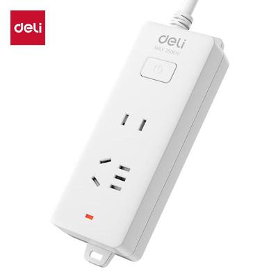 2-Outlet Safety Power Strip with Master Switch CN Plug (adapter Included)