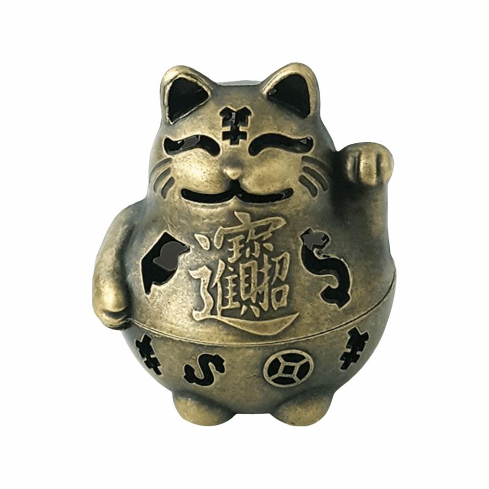 New Chinese Style Incense Burner Zinc Alloy Good Symbolism Incense Holder Lotus Lucky Cat God of Wealth Incense Burning