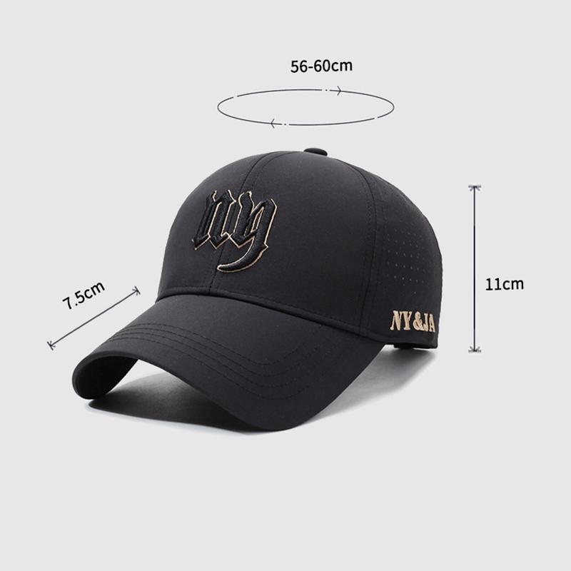 Quick-Drying Women's Baseball Cap Men's Spring Summer Lightweight Breathable Sunshade Cap