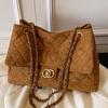 Winter New Fashionable Casual Women's Bag Fashionable Shoulder Bag High Value Diamond Chain Bag