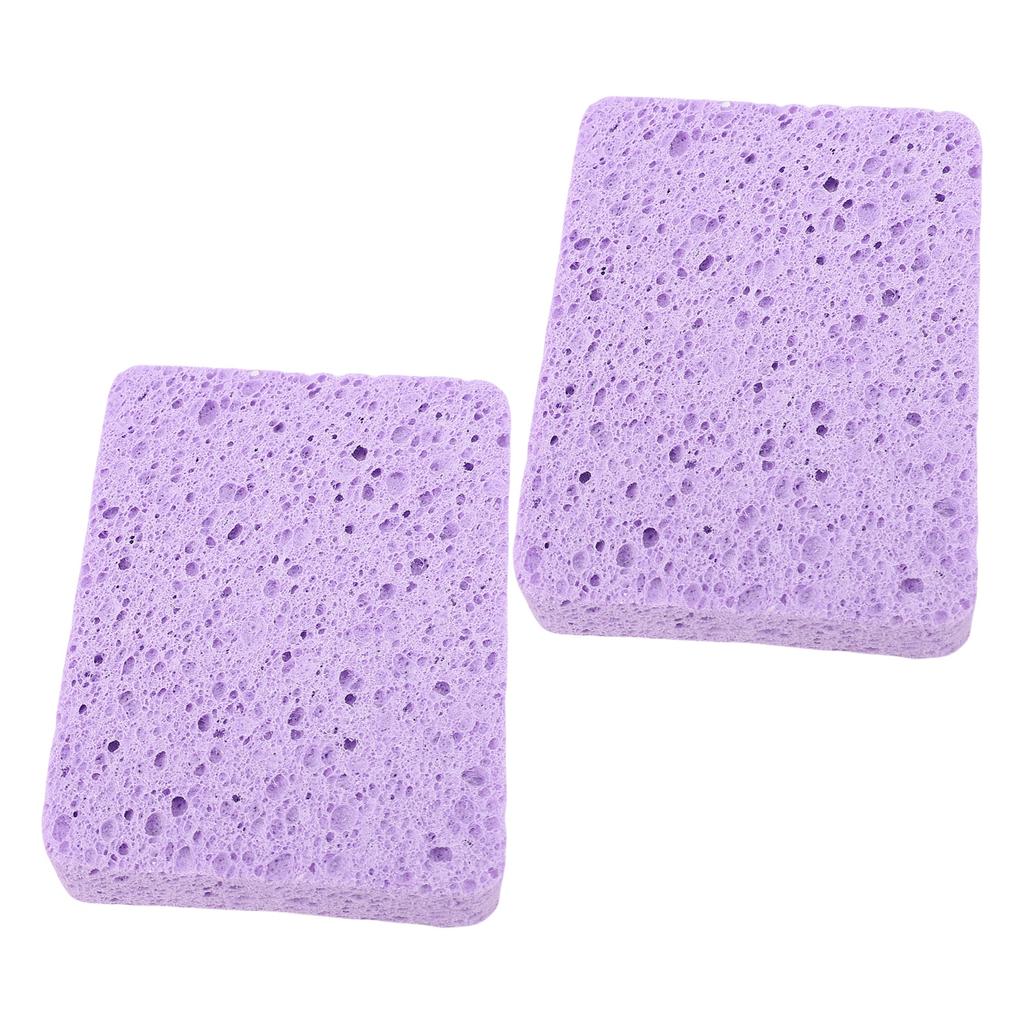 2Pcs Painting Sponge Rectangle Absorbent Sponge Set with Storage Box for Crafting Clning