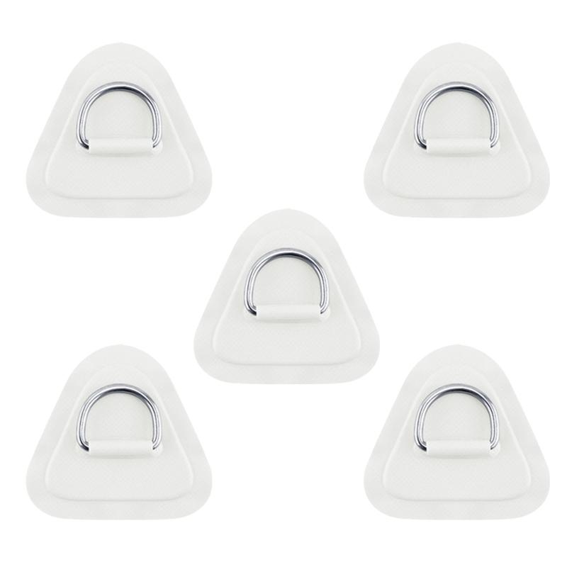 Pack of 5 Kayak D-Ring Pad Patch for PVC Inflatable Boat Raft Surfboard Board