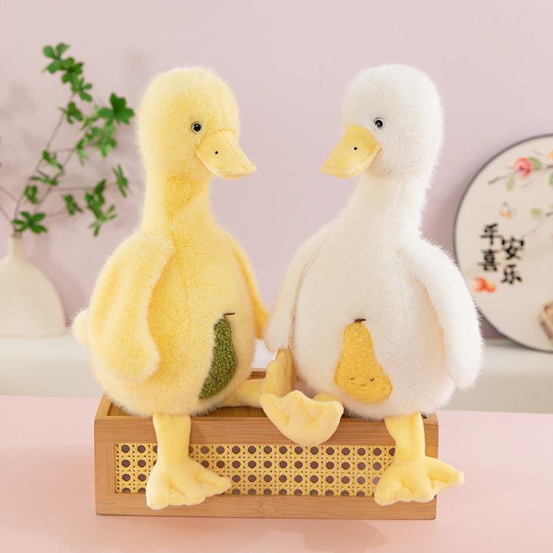 Creative and Cute Duck Pear Doll Companion Healing Duck Pillow Comfortable Soft and Cute Sleeping Rag Doll