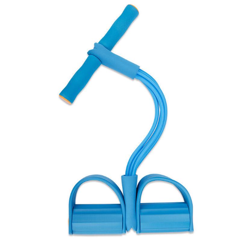 Fitness Gum 4 Tube Resistance Bands Latex Pedal Exerciser Sit-up Pull Rope Expander Elastic Bands Yoga Equipment Pilates Workout