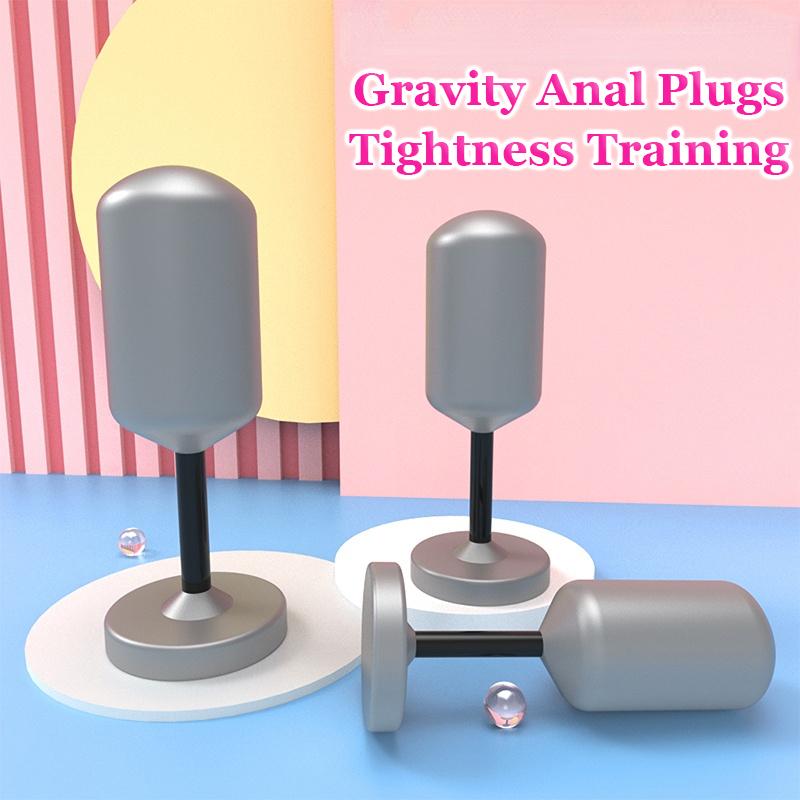 Metal Gravity Anal Plug For Male Female Anal Vaginal Tightness Trainer G-spot Masturbation Massager Adult Erotic Products