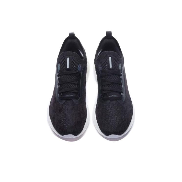 Li Ning Ultraleicht 17 Bequeme Vielseitige TPU Rutschfeste Stoßdämpfende Atmungsaktive Low-Top Laufschuhe Damen Sneaker Schwarz ARNQ002-2