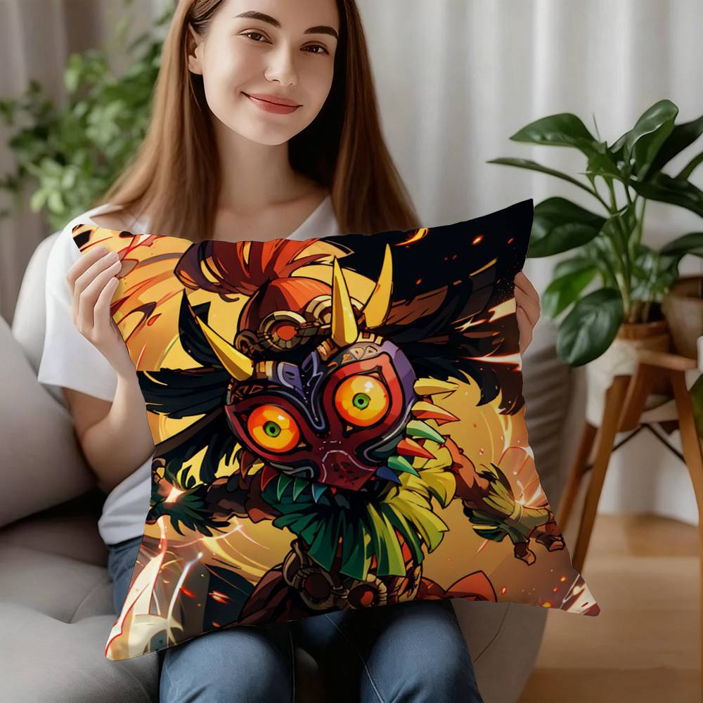 

Горячие Игры Zeldas Legends Наволочка Короткий Плюш Диван Декоративный Подарок Дом Двусторонняя Печать Подушка 12x12Inch