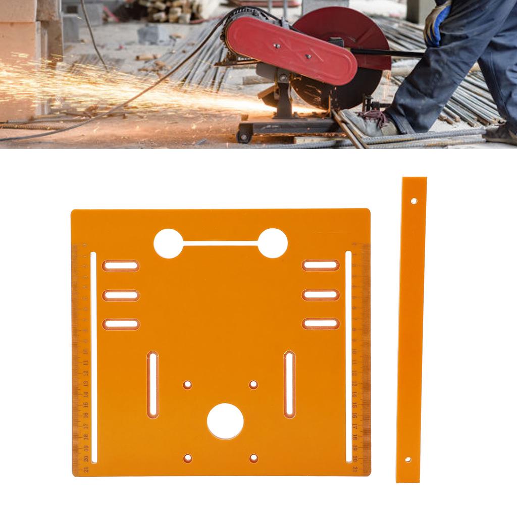 Grundplatte für Schneidemaschine, Kreissäge, Bodenplatte, Tischeinlage, Platte für Holzbearbeitungsprojekte