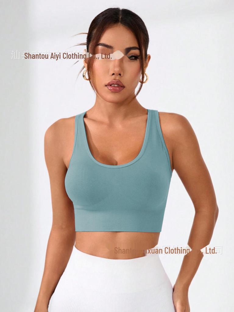Shockproof Push-Up Sports Bra: Cross-Border, Quick-Dry, Beautiful Back Design, Large Size, Hot-Selling for Running and Yoga