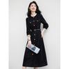 Hepburn Style Commuter A-Line Shirt Dress
