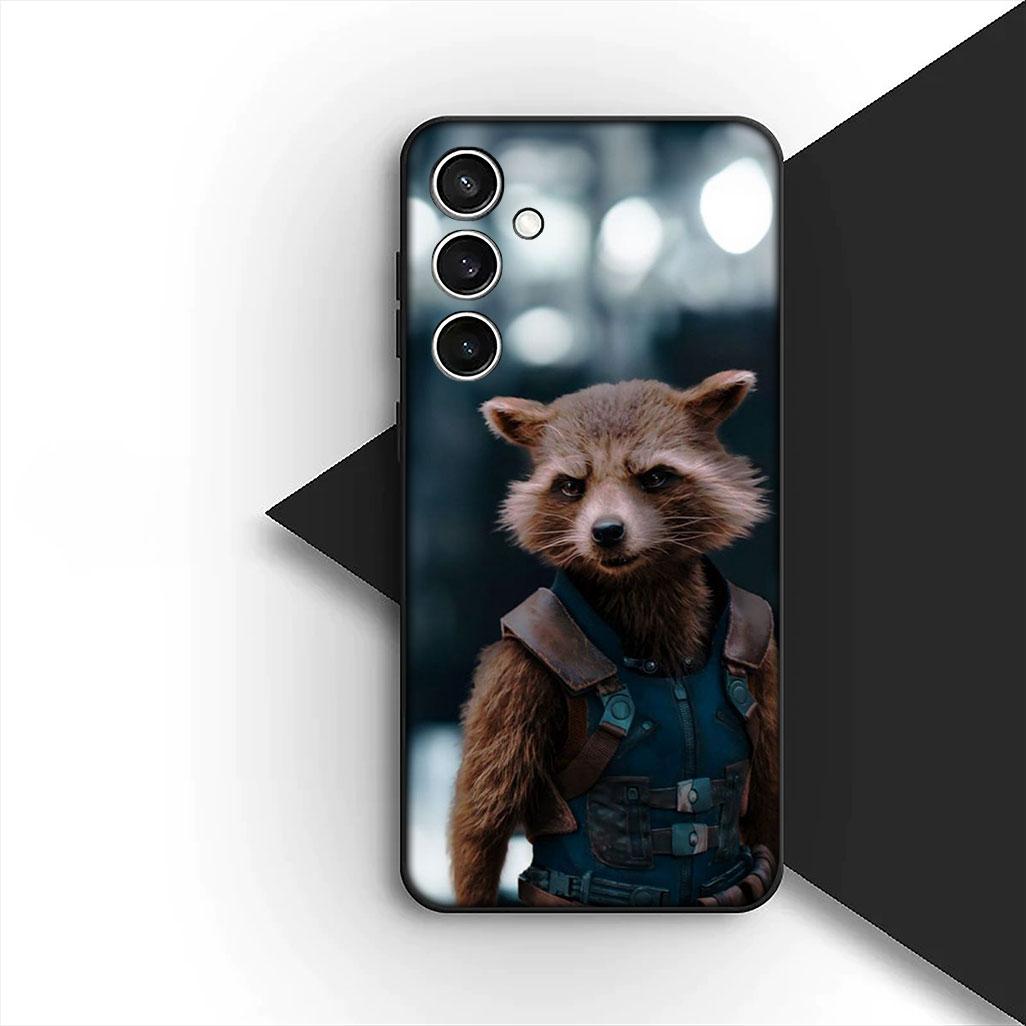 

Cover for Samsung Galaxy S24 S25 S23 FE Ultra Plus S7 Edge S25+ S23+ A56 5G Phone Case Guardians of the Galaxy Groots Marvel Galaxy S24