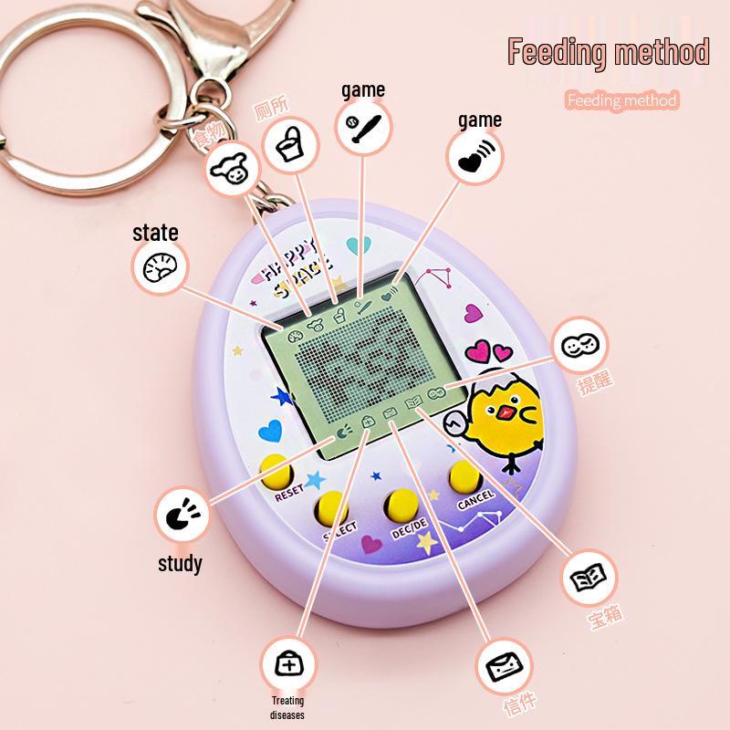 Hot-Selling Virtual Pet Keychain: Cross-Border Electronic Pet Game Console