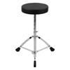 Adult Drum Throne, Universal Drum Throne, Round Padded Drum Seat Stool, Double Braced Stainless Steel Legs, Non-Slip, 5-Stage Height Adjustment, for A