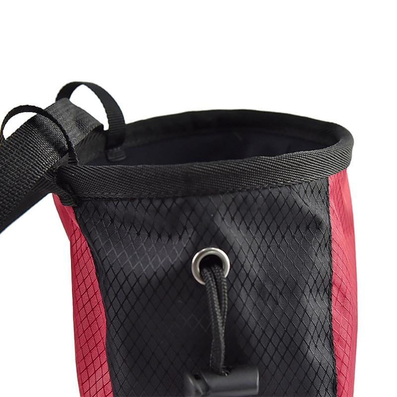 Rock Climbing Chalk Bag Drawstring Closure Bag Adjustable Bouldering Chalk Bag Bucket  for Gym Climbing, Gymnastic
