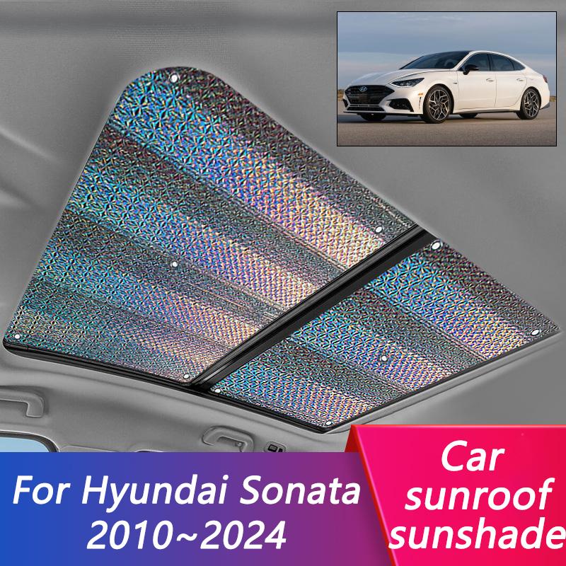 For Hyundai Sonata YF LF DN8 2010~2024 2014 2015 Car Sunroof Sunshade Accessories Roof Sunscreen Board Heat Ulation