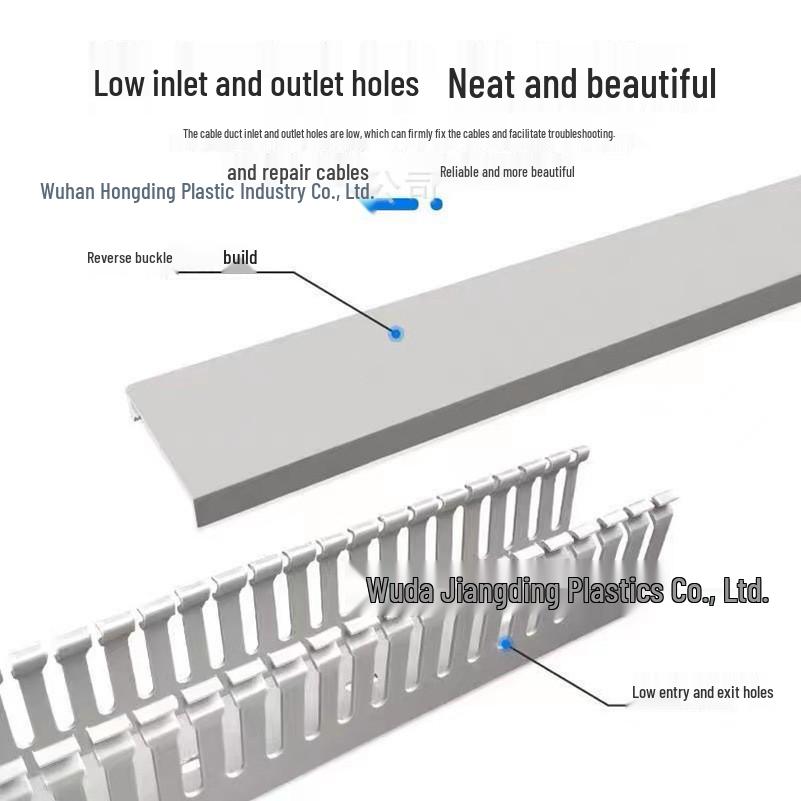 PVC Surface-Mounted Wire Duct Sample (Random Specification)
