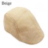 Men Berets Cap British Autumn Summer Linen Hats Flat Caps Classic Vintage Gatsby Cabbie Cap Chapeau Homme