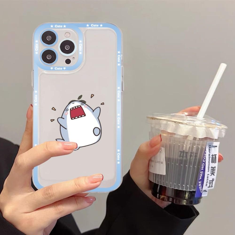 Cute Shark Phone Case For Redmi 7 8 9 A For Redmi Note 5 7 8 9 10 11 Pro Max 4G 5G Funfas
