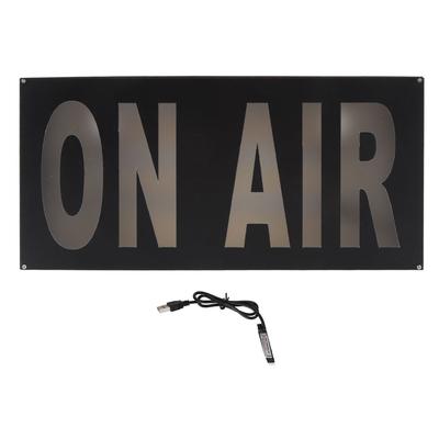 ON AIR-Leuchtschild, Aufnahmeschild mit Fernbedienung, USB-betriebene LED-Leuchtbox für Studio