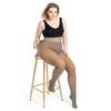 Fleece Lined Tights Women Leggings Thermal Pantyhose Fake Translucent Tights High Waisted Winter Warm Sheer Tight ( 80g No Fleece)