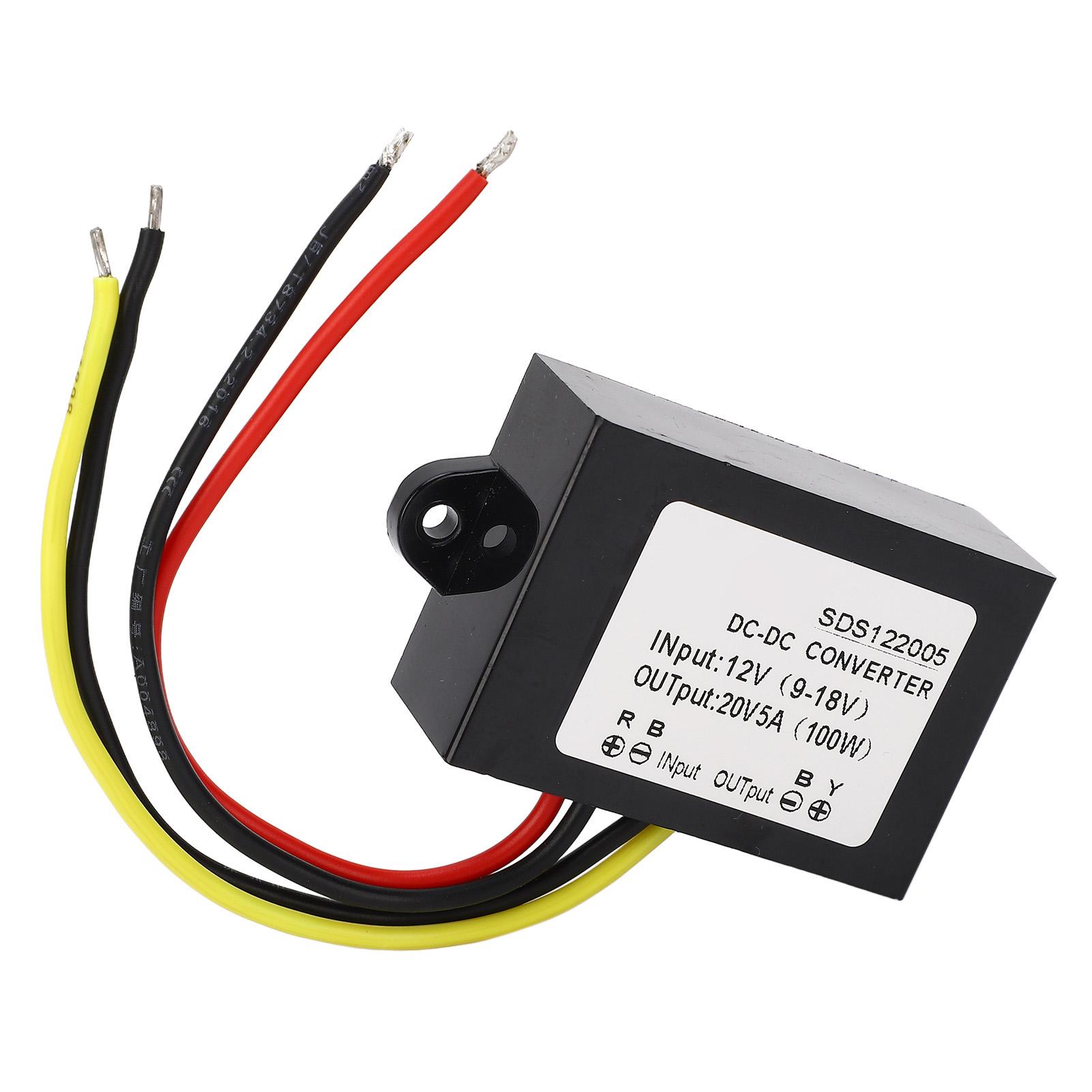 

Модуль підсилення постійного струму Модуль високоефективного перетворювача напруги з пластиковим корпусом від 12 В до 20 В 5 А