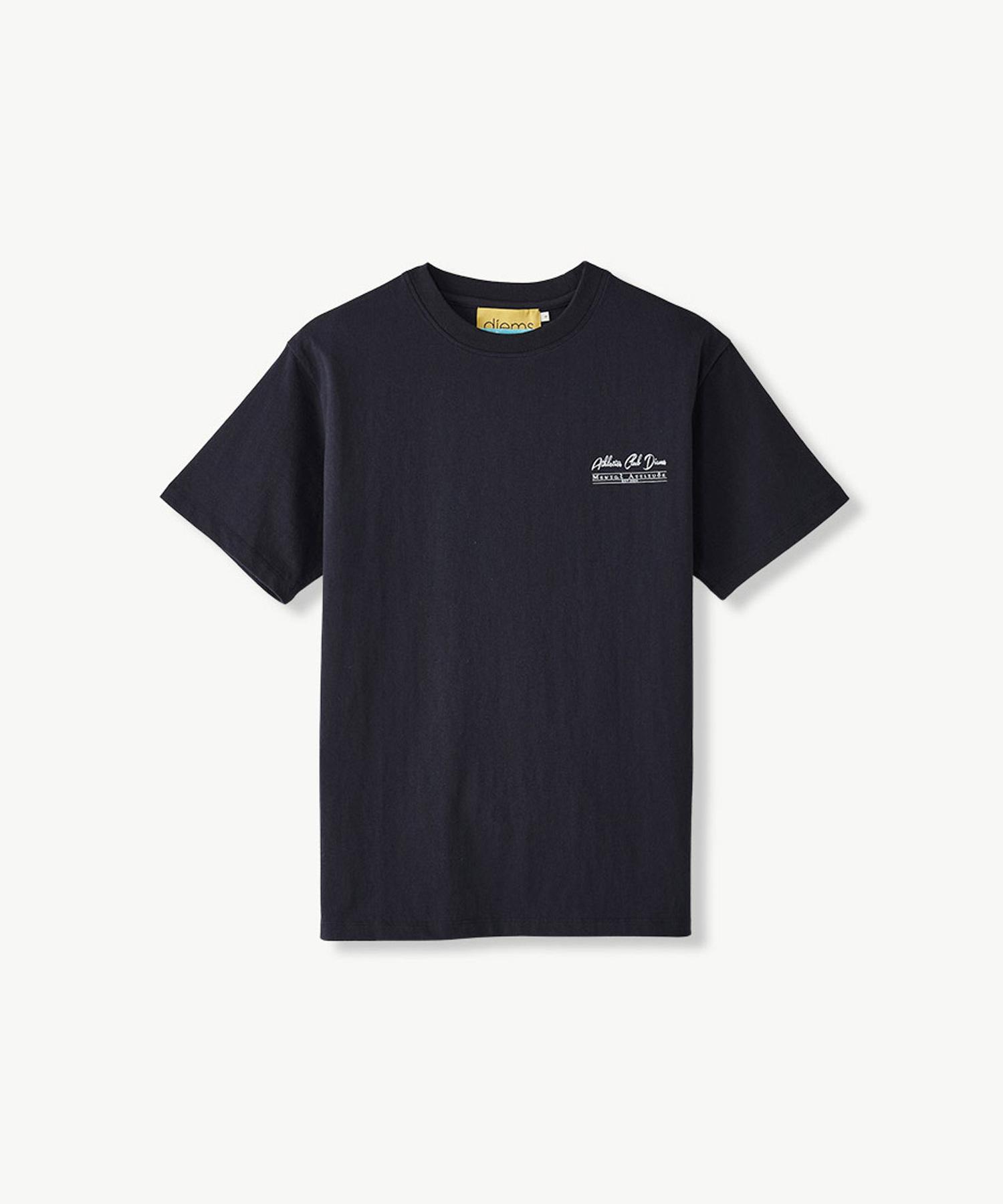 Stico Diems Basic Print T-Shirt Navy (Semi-Oversized Fit)_Ltsvb02Csn Navy/S