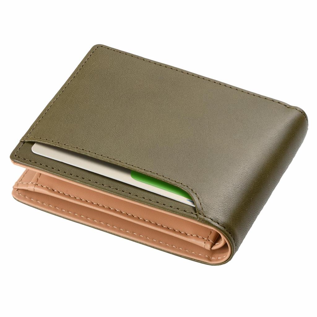 Milagro Tochigi Leather Bifold Wallet (Men's Wallet, Bifold Wallet with Box-Style Coin Purse and Bill Compartment, Leather, Tochigi Leather, Stylish,