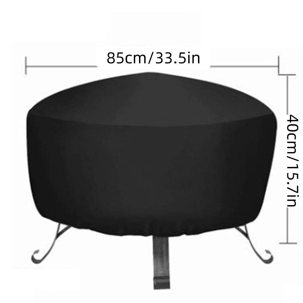 Dustproof Outdoor Stove Protector 210/420D Stove Cover Chiminea Cover Stove Dust Cover  Garden