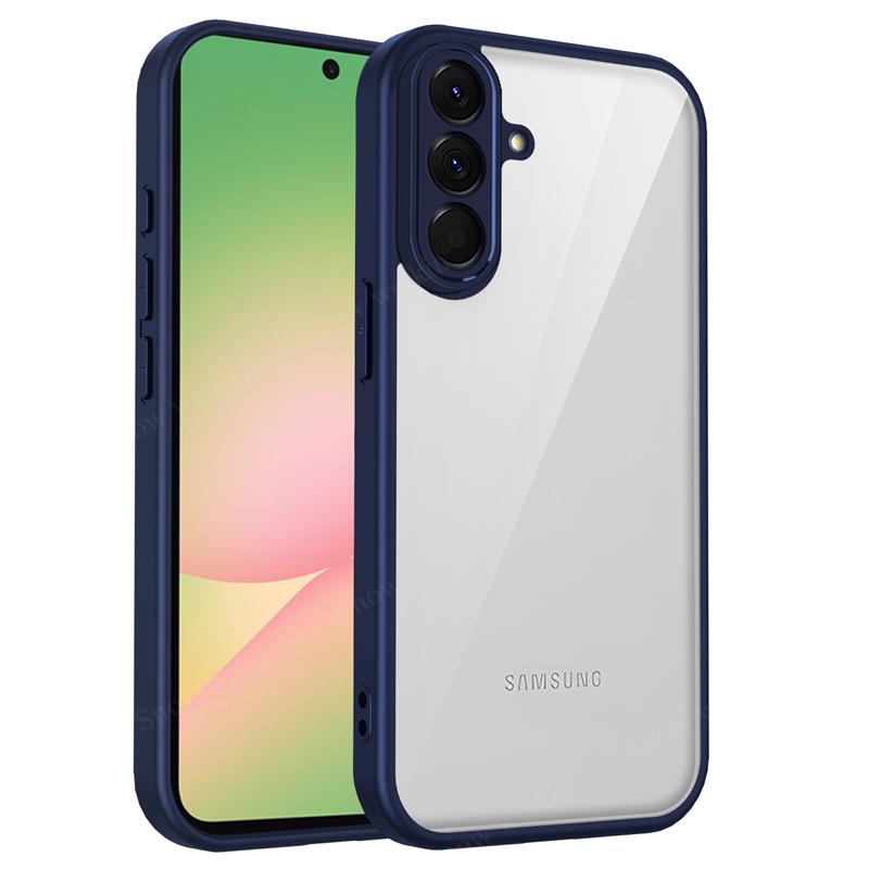 Transparent Silicone Case For Samsung Galaxy A57 A37 A27 A17 A07 GalaxyA57 PC Back TPU Bumper Shockproof Clear Phone Cases Cover