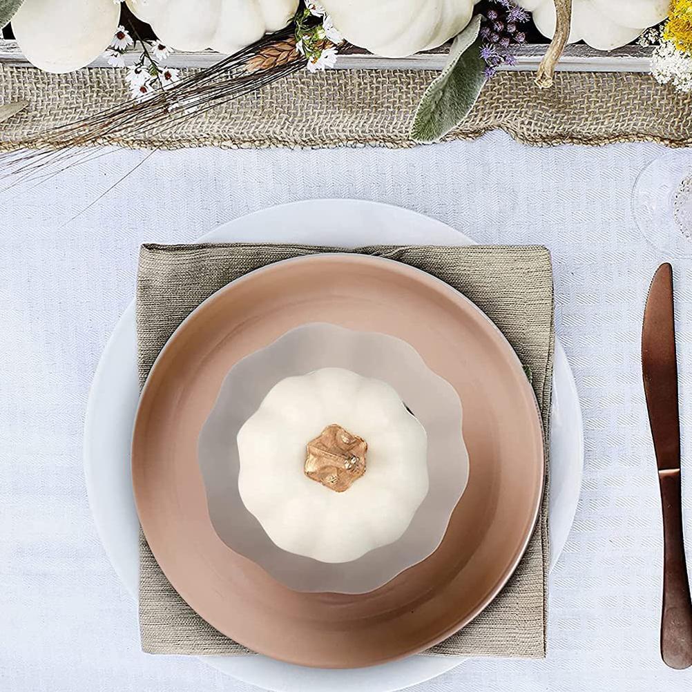 12 Pack Christmas Artificial Pumpkin Sets Made of Foam Simulation Pumpkin Ornament for Autumn Hallow