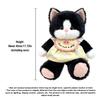 Non-Toxic 45Cm Imitation Mink Fur Cat Doll Cute Little Cat With Dress Plushies Plush Stuffed Animal Doll Children Valentine Day Children Gifts