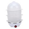 3 Tier Egg Cooker Multifunctional Compact Electric Egg Cooker for Breakfast Hard Boiled Eggs