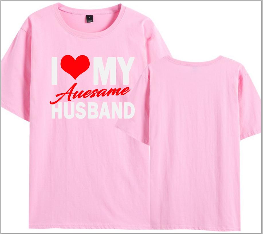 I Love My Awesome Wife Husband T Shirts Honeymoon Couple Outfits Dating Couples Anniversary Gifts Unisex Women Oversized Tops Tee