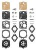 For Tillotson For HS Series For Carburetor Rebuild Kit Value Pack of 2 Sets to Enhance Performance on Various Chainsaw Models