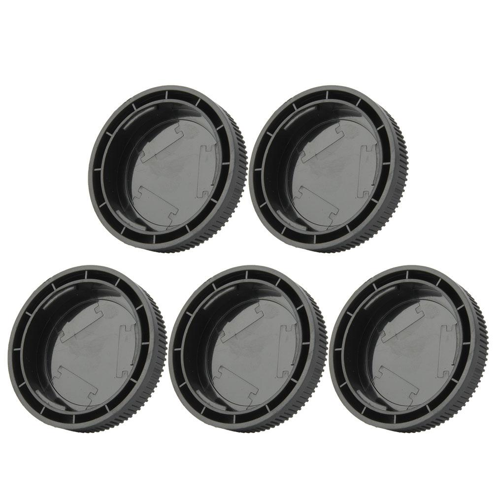 5Pcs Durable Plastic Rear Lens Cap Protective Cover Fits for M4 3 Mount Camera