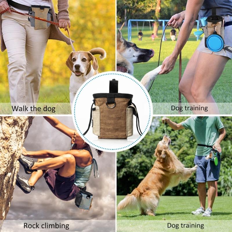 Pet Treat Training Bag for Treats, Kibbles for Small to Large Dogs Pet Snacks Toy Waist Bag Dog Supplies