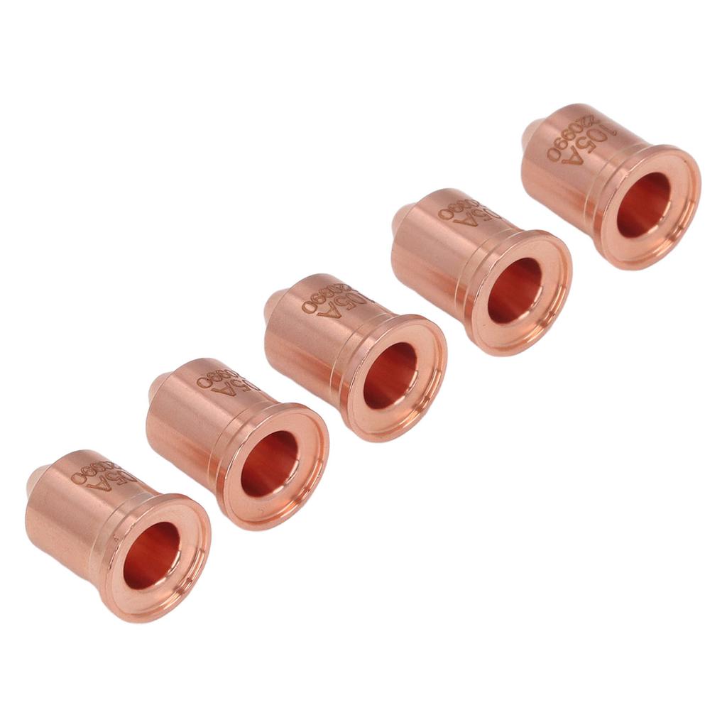 5 Pcs 220990 Nozzle Tip Brass Plasma Cutting Torch Nozzle Tips for PMX 65 85 105 125A Consumables