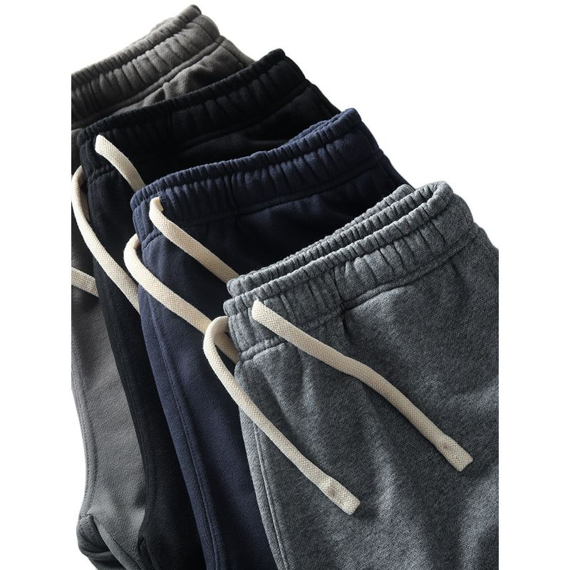 Knitted Terry Sports Shorts for Men, Summer New Style, Loose Fit, Running and Fitness Five-Point Pants, Export Men's Casual Pants